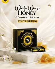 White Wings Honey 12 Sachets x 20 Grams - Etumax.pk